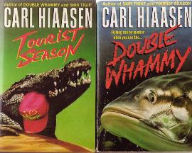 Tourist Season & Double Whammy by Carl Hiaasen