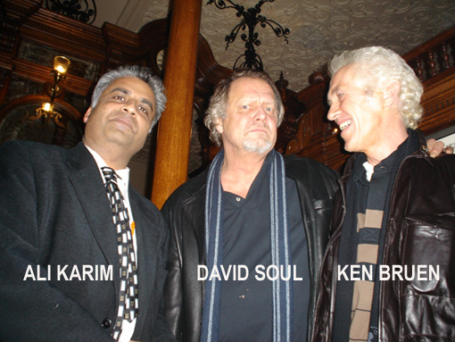Ken Bruen with David Soul and Ali Karim