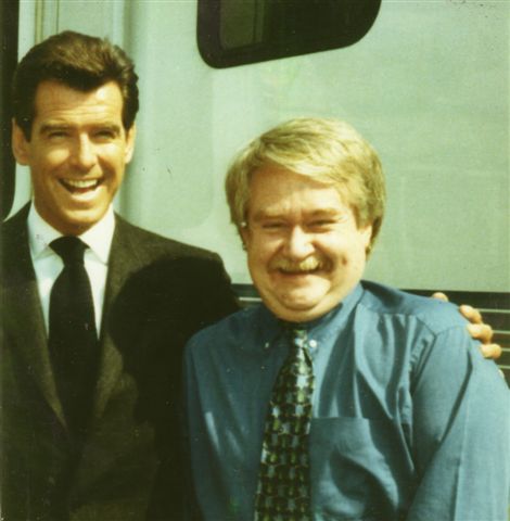 Mike Ripley with 007, an early fan