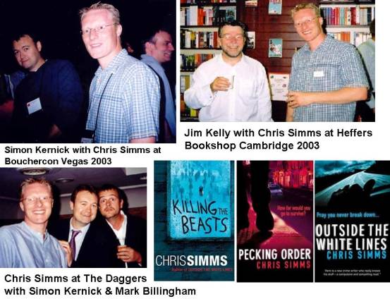 Chris Simms, Friends and Book Jackets